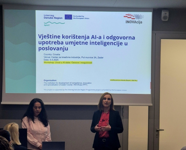 Održana AI edukacija za poduzetnike: „Vještine korištenja AI-a i odgovorna primjena umjetne inteligencije u poslovanju”