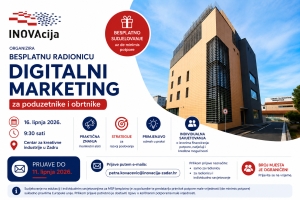 INOVAcija organizira besplatnu radionicu o digitalnom marketingu za poduzetnike i obrtnike