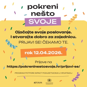Otvorene prijave za 10. izdanje programa „Pokreni nešto svoje“