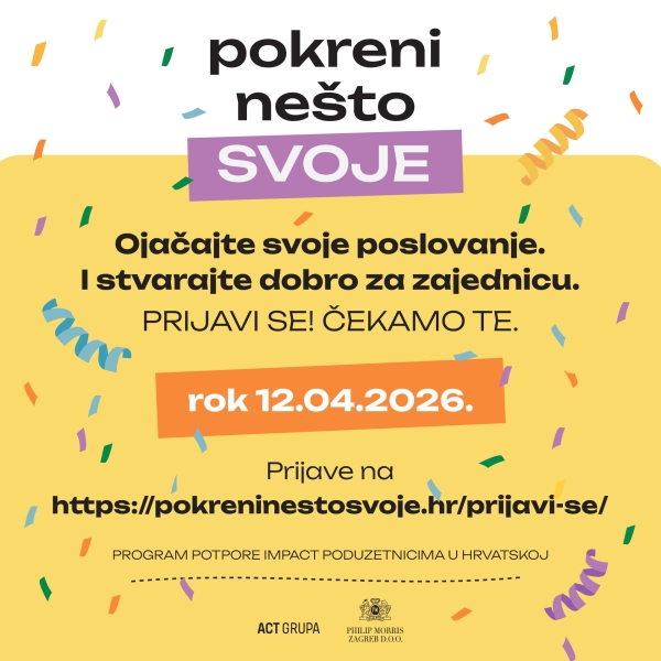 Otvorene prijave za 10. izdanje programa „Pokreni nešto svoje“